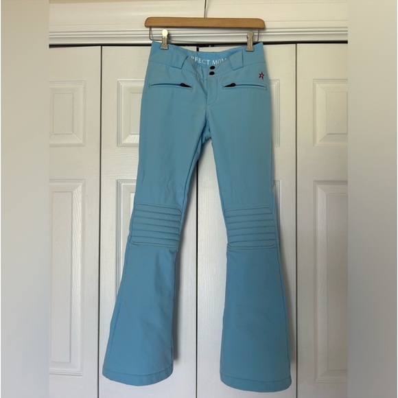 Perfect Moment Aurora Flared Ski Pant XS Bright Blue 2021-2022 Retro Race - Picture 4 of 14